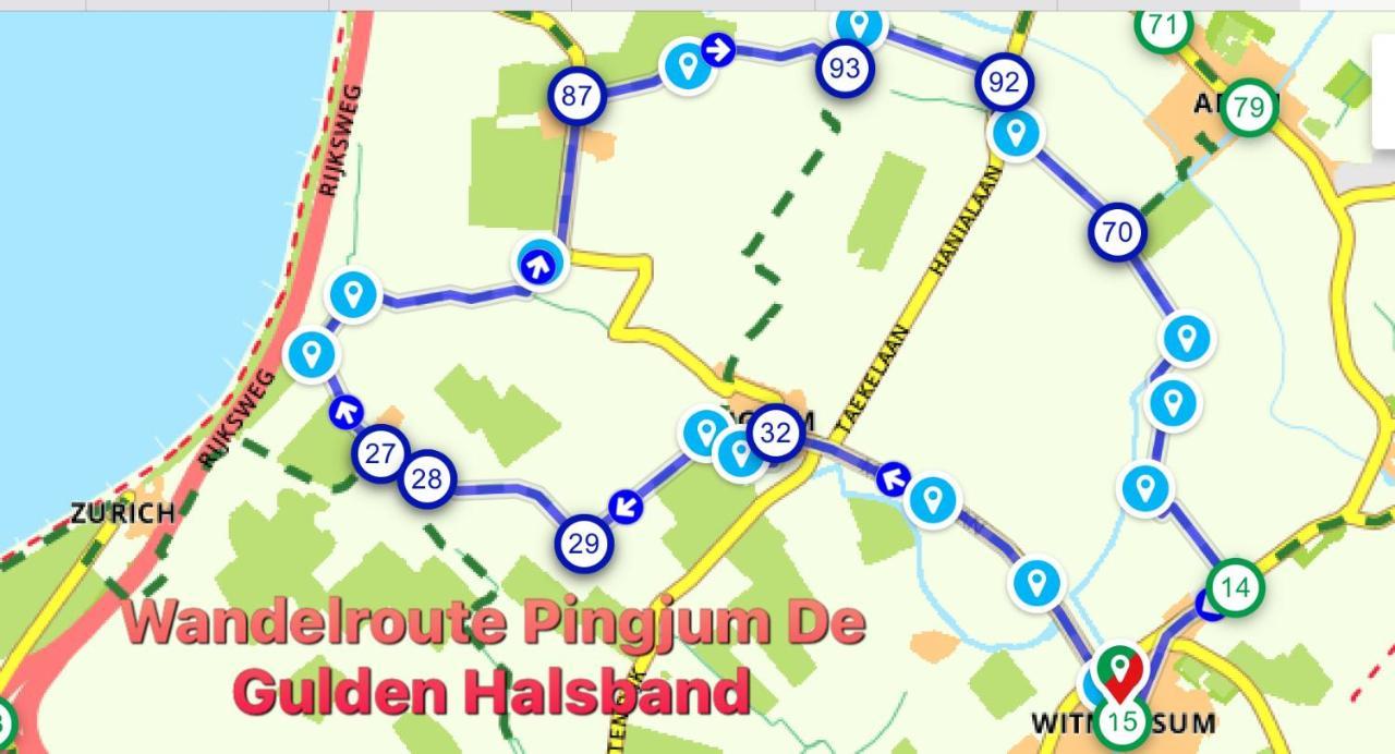 B&B De Gulden Halsband Pingjum Экстерьер фото